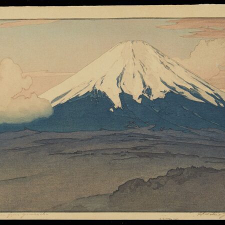 Hiroshi Yoshida "Fuji San From Yamanaka" Jizuri