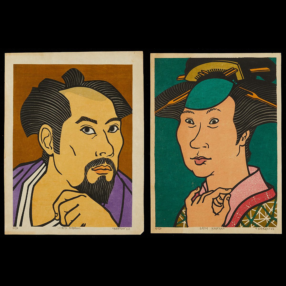 le_pho_banner 2 Pair Clifton Karhu "Lord & Lady Karhu" Woodblocks