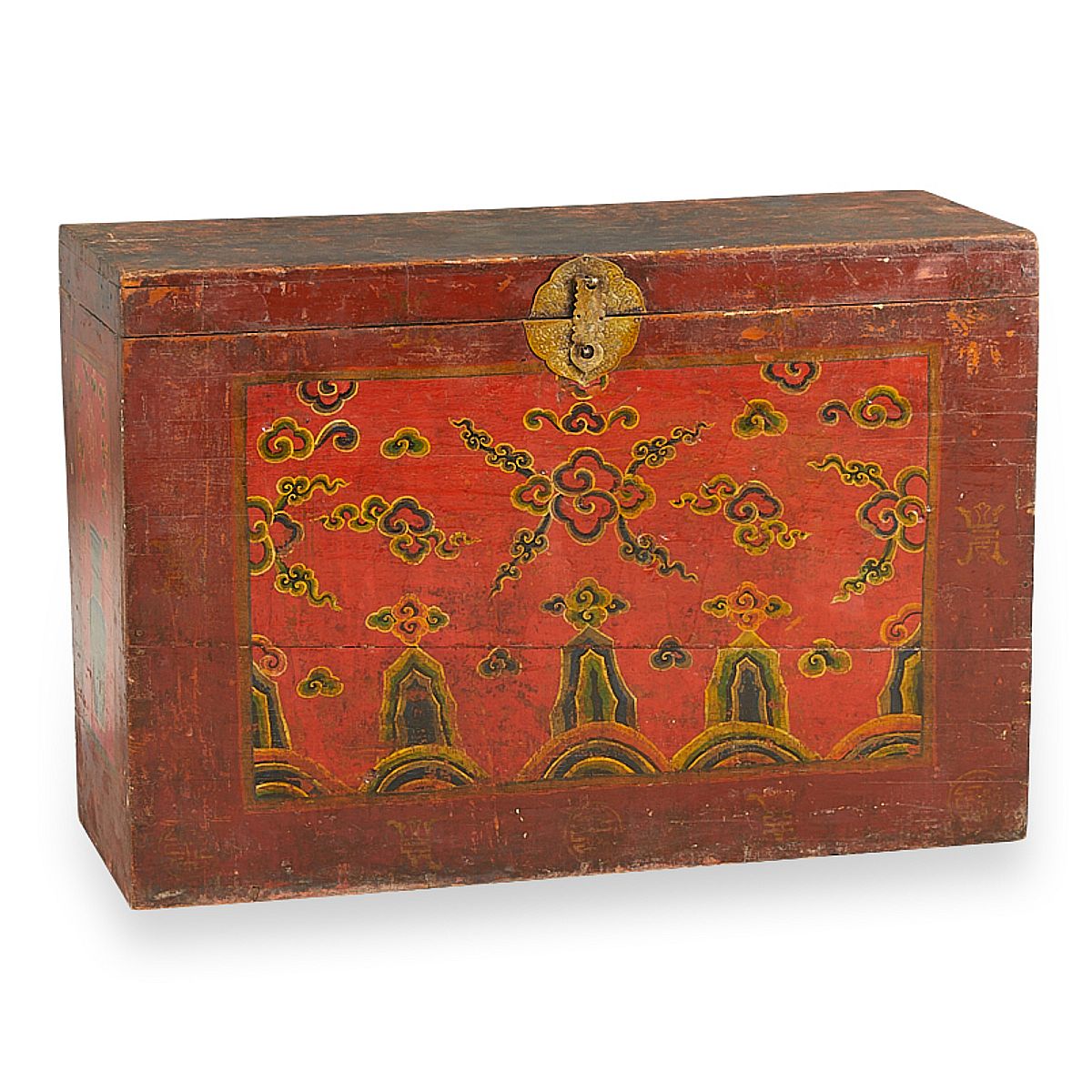 le_pho_banner 2 Tibetan Trunk with Chinese Symbols