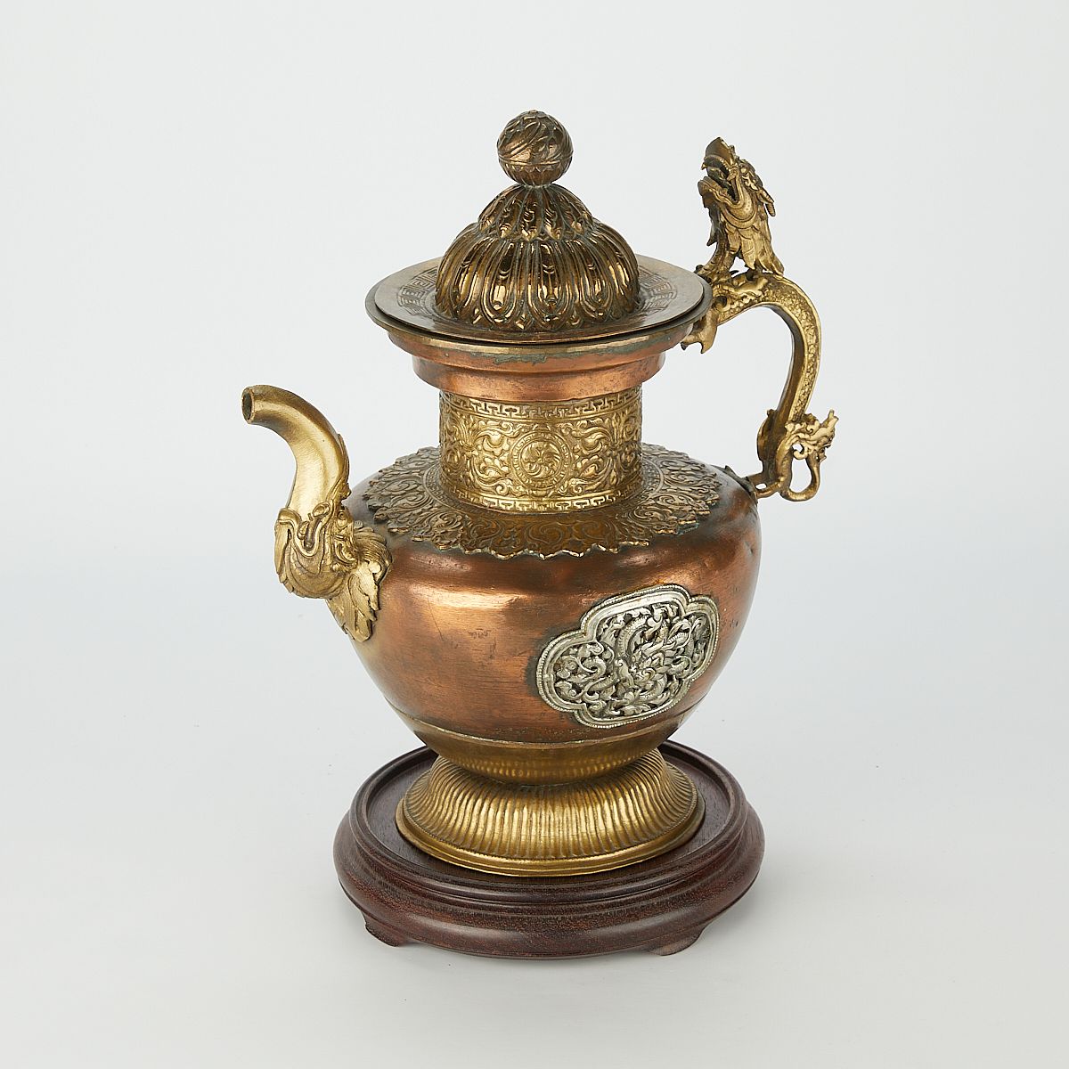 le_pho_banner 2 Tibetan Metal Ewer w/ Dragons
