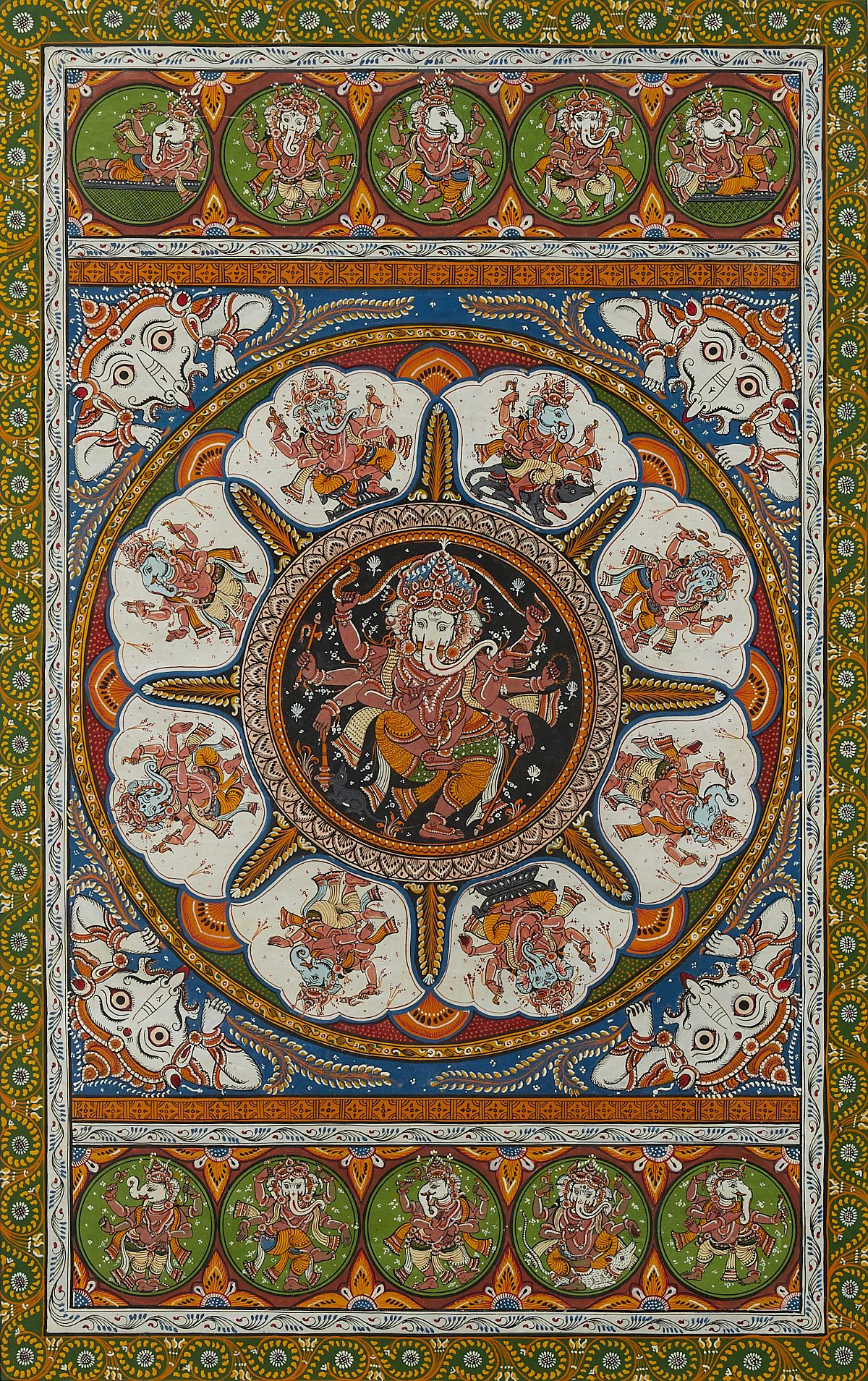 le_pho_banner 2 Hindu Pattachitra Chandua Style Painting of Ganesh