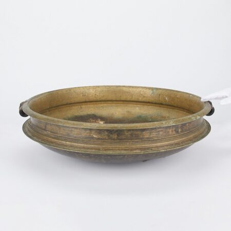 Large Indian Madurai Urli Bronze Vessel