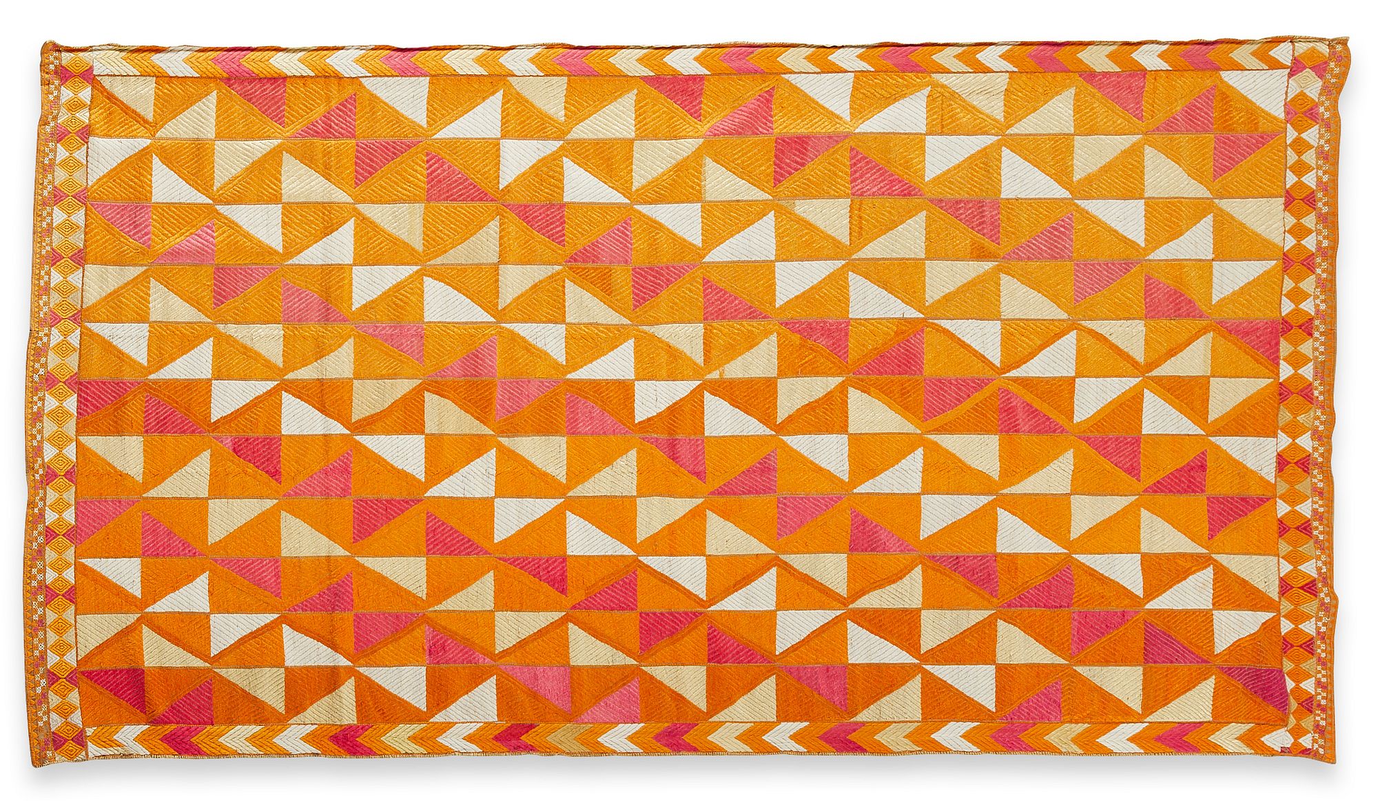le_pho_banner 2 19th c. Phulkari Bagh Punjabi Wedding Shawl
