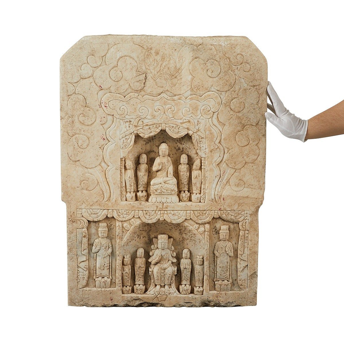 le_pho_banner 2 Carved Marble Buddha Vignette