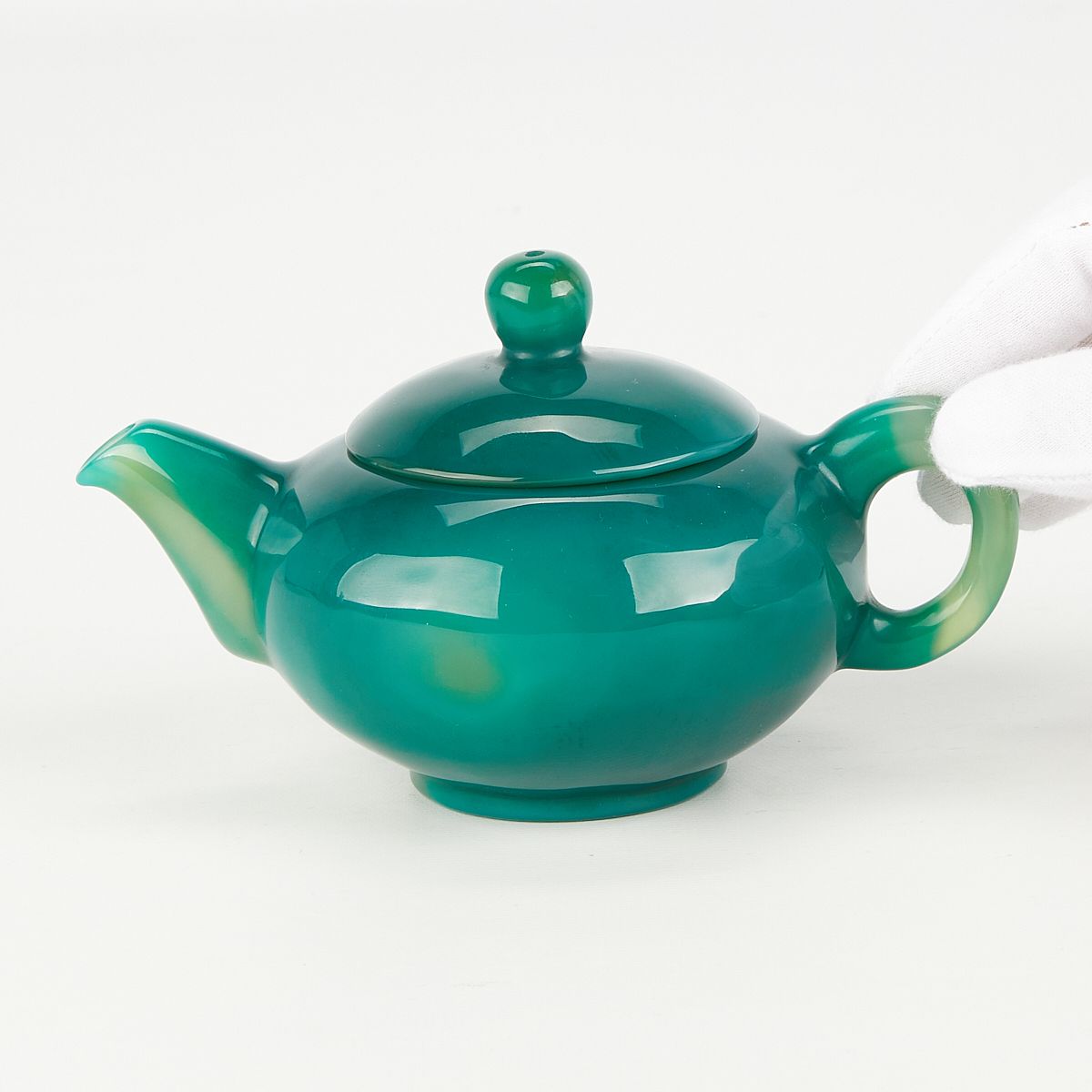 le_pho_banner 2 Chinese Green Chalcedony Agate Teapot