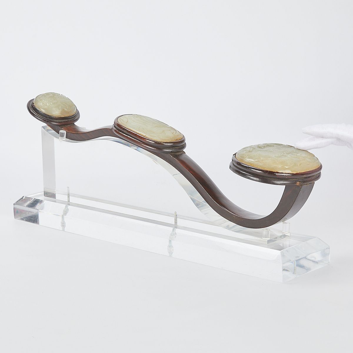 le_pho_banner 2 Large Chinese Hardwood Ruyi Scepter