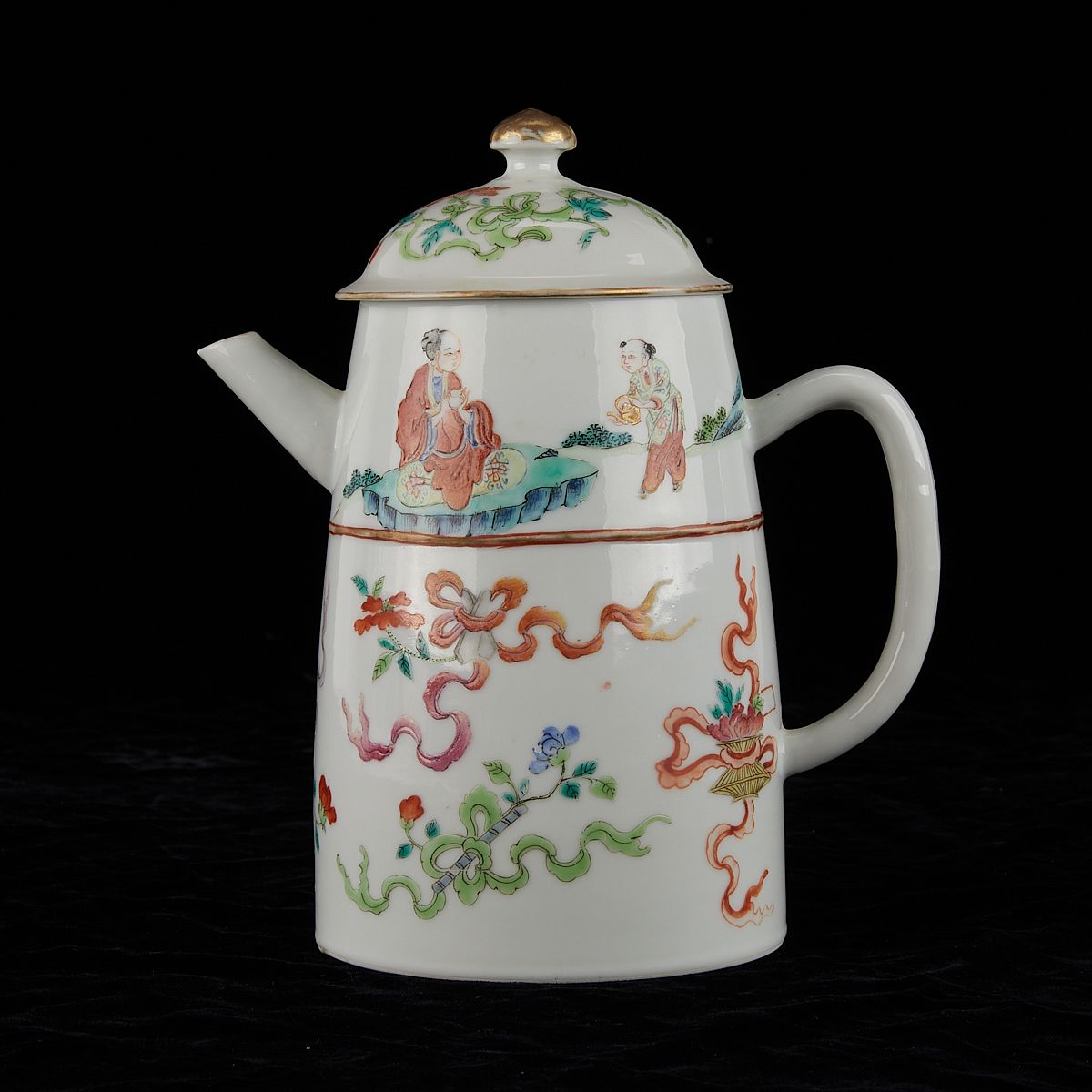 le_pho_banner 2 19th c. Chinese Famille Rose Porcelain Teapot