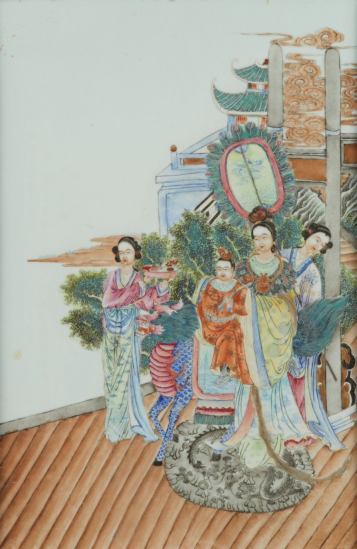 le_pho_banner 2 Chinese Porcelain Plaque