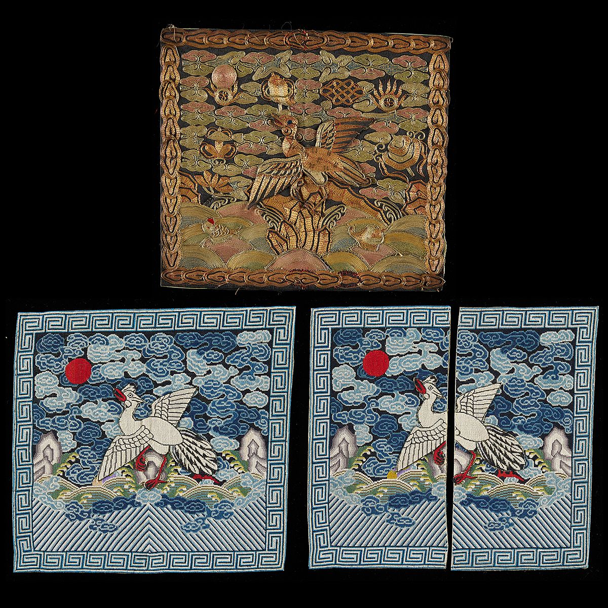 le_pho_banner 2 3 Chinese Silk Civil Rank Badges - 4th & 5th