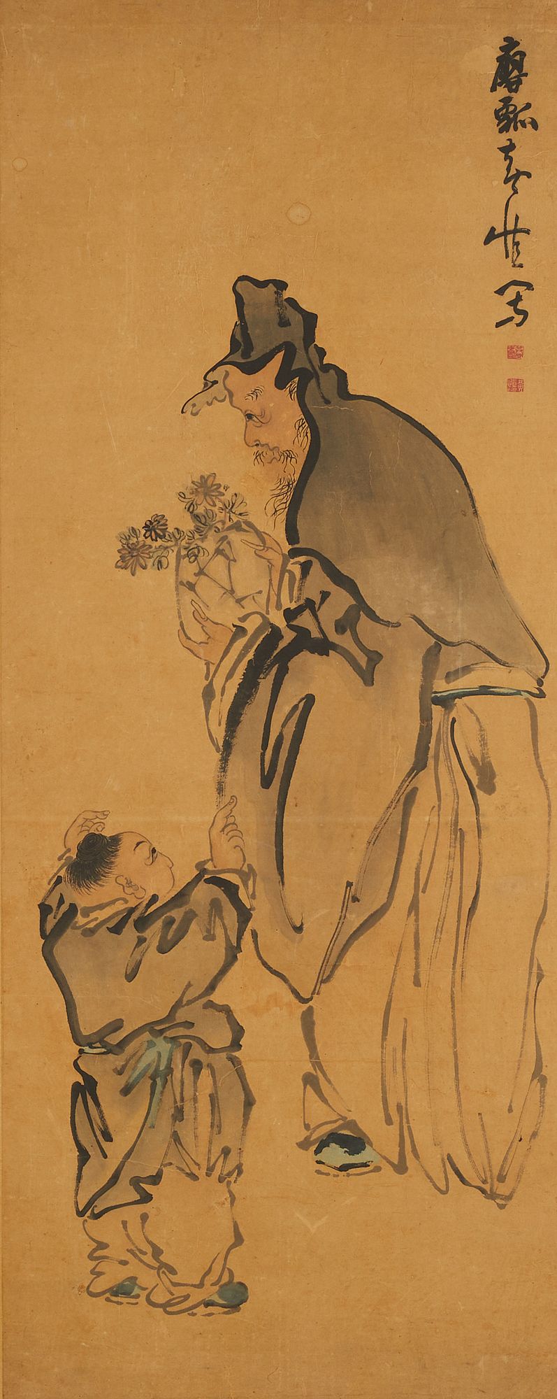 le_pho_banner 2 Huang Shen Chinese Scroll Painting