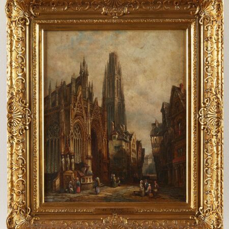 Henry Schafer Saint-Maclou Painting 1875