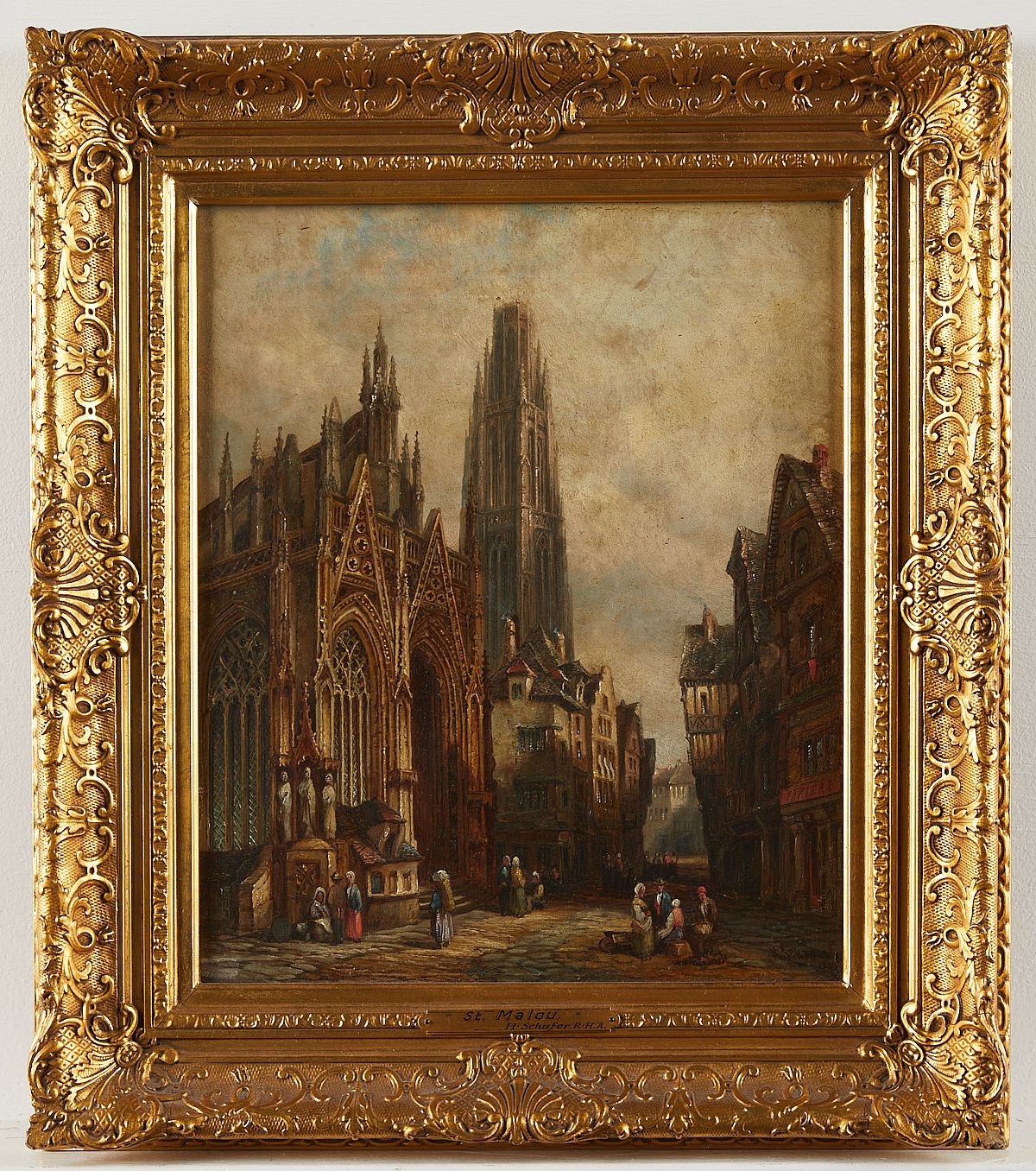le_pho_banner 2 Henry Schafer Saint-Maclou Painting 1875