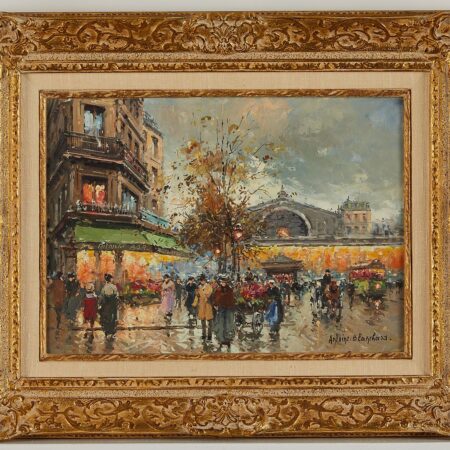 Antoine Blanchard Gare de l'Est Painting