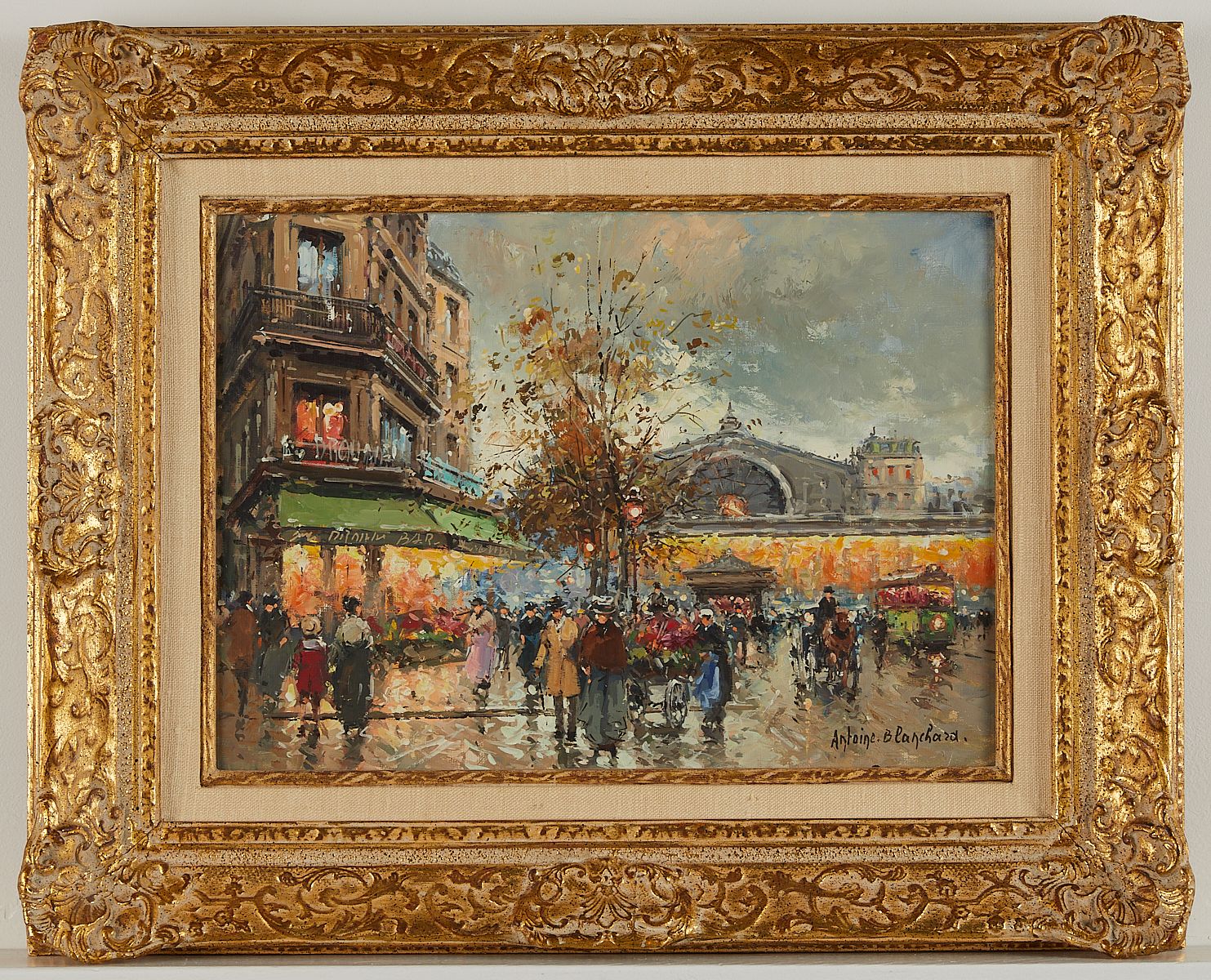 le_pho_banner 2 Antoine Blanchard Gare de l'Est Painting