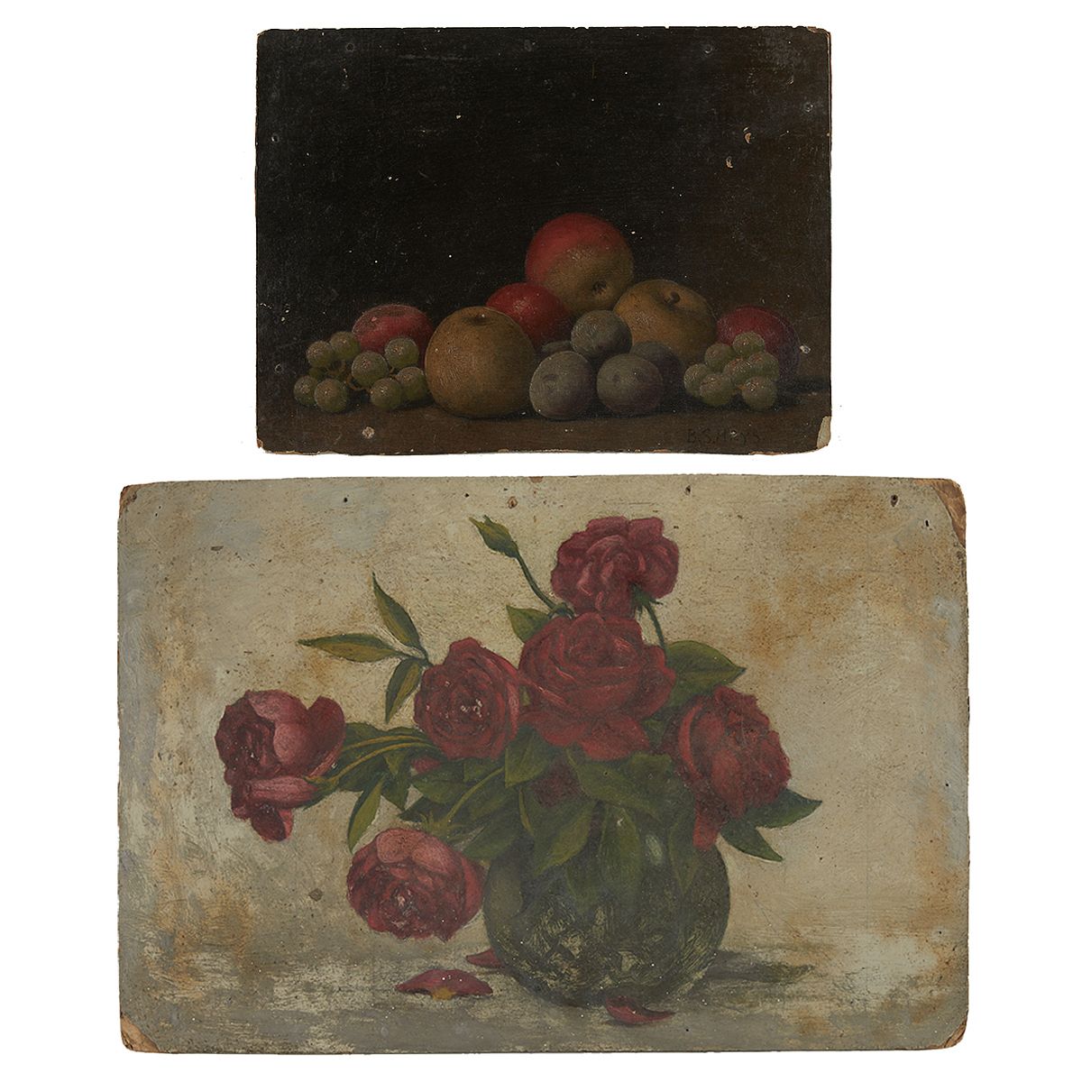 le_pho_banner 2 Group of 2 Barton S. Hays Still Life Paintings