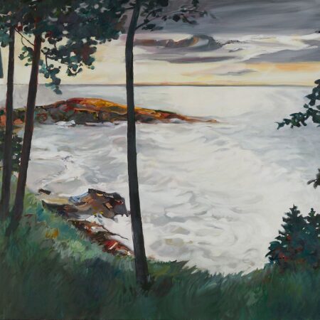 Anne Decoster Lake Superior Grand Marais Painting