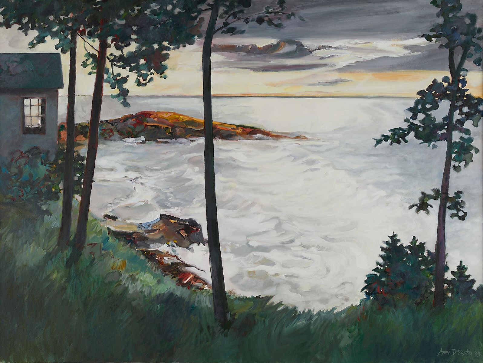 le_pho_banner 2 Anne Decoster Lake Superior Grand Marais Painting