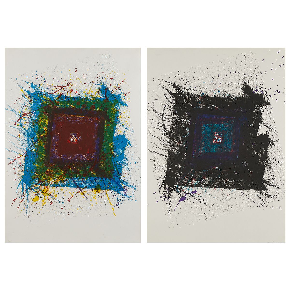 le_pho_banner 2 Sam Francis "Paradise of Ash" Diptych 1981