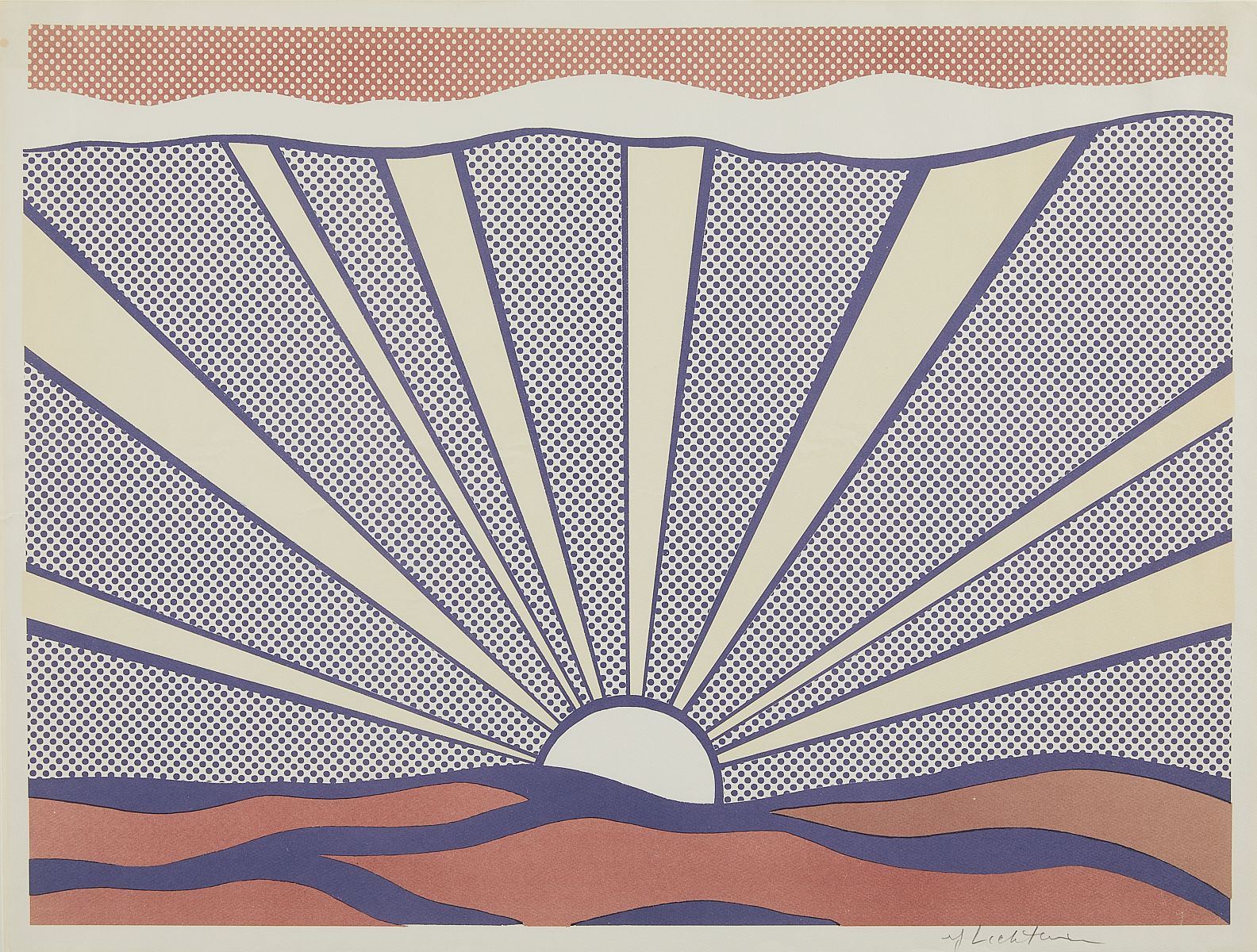 le_pho_banner 2 Roy Lichtenstein "Sunrise" Pop Art Print