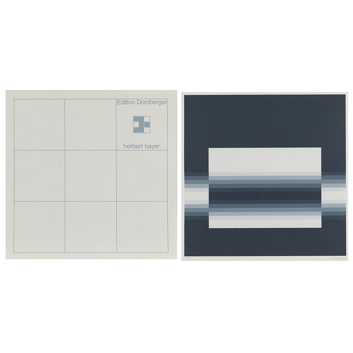 Herbert Bayer Edition Domberger Print & Portfolio