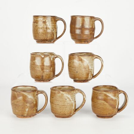7 Warren MacKenzie Ceramic Mugs - Marked