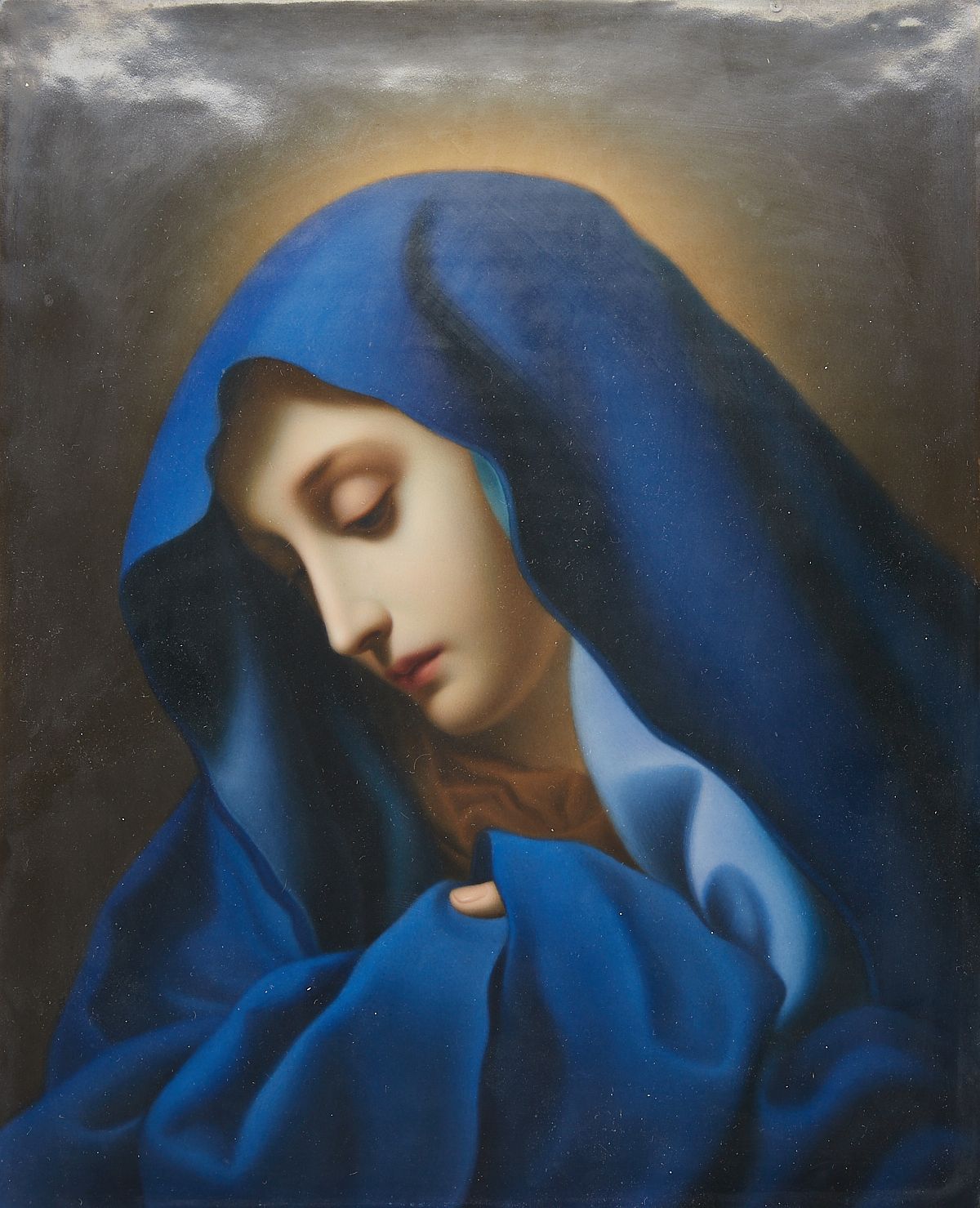 le_pho_banner 2 KPM Plaque after Carlo Dolci Virgin Mary