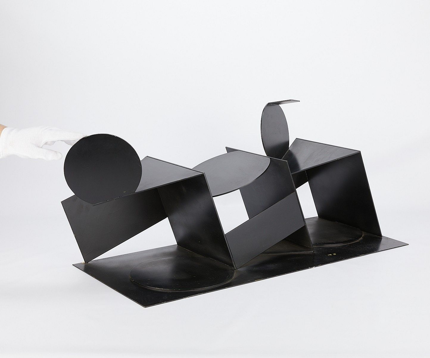 le_pho_banner 2 Ernest Trova Canto Series Geometric Sculpture