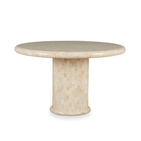 Karl Springer Tessellated White Fossil Table
