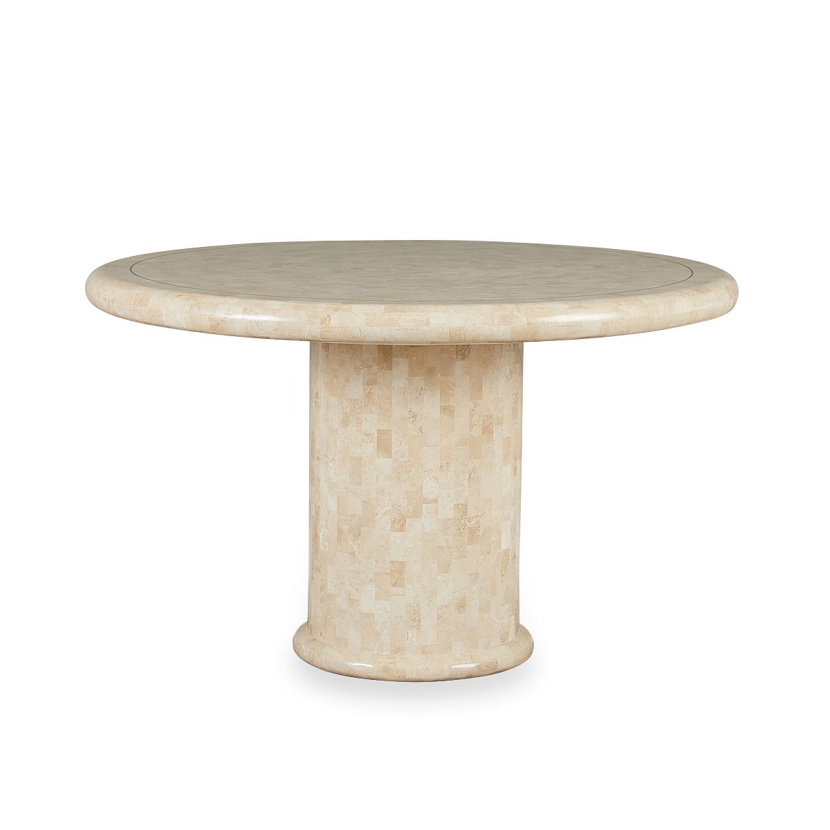 le_pho_banner 2 Karl Springer Tessellated White Fossil Table