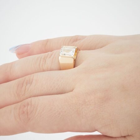 14k Gold & 1.95 Ct Emerald-Cut Diamond Ring