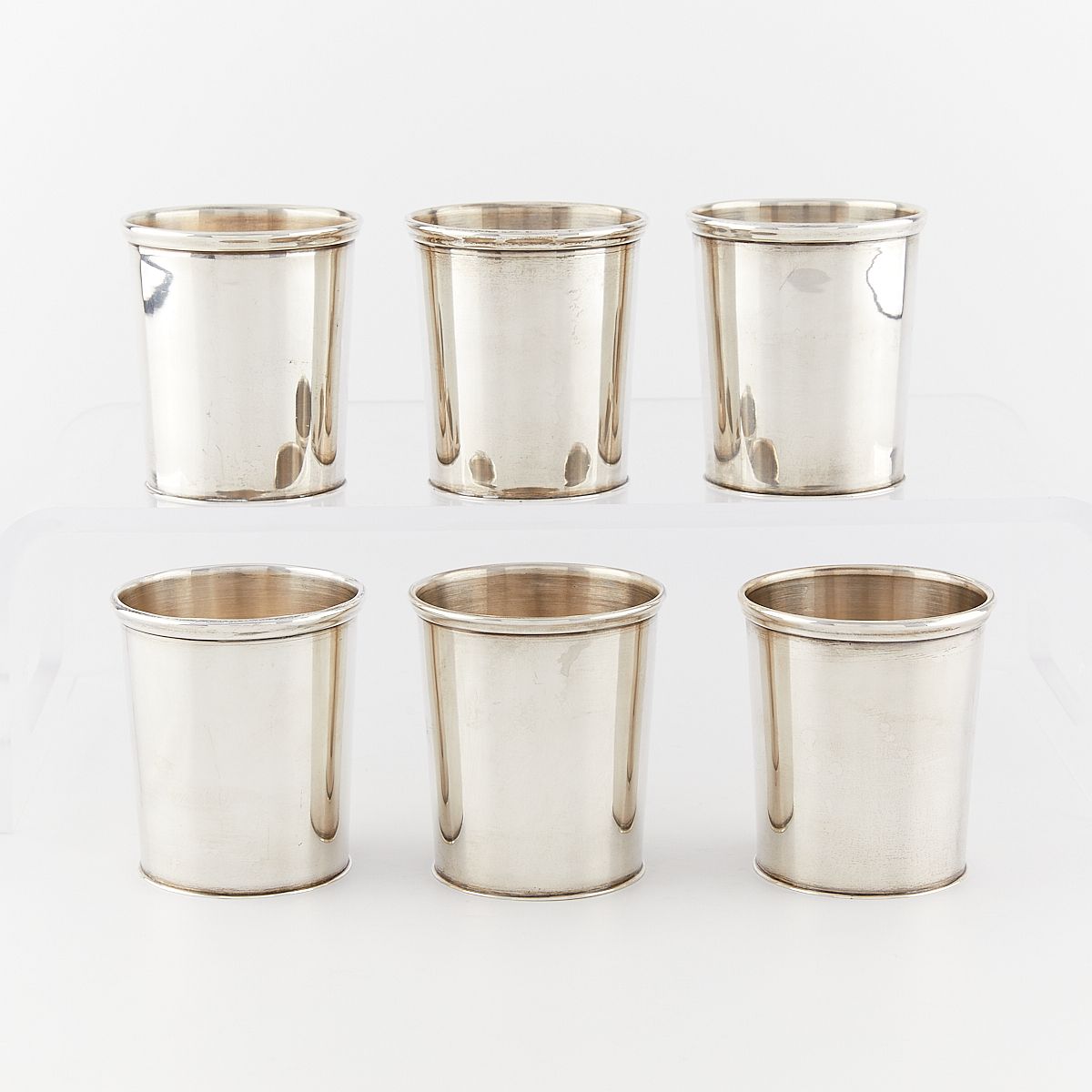 le_pho_banner 2 6-pc Set Mexican Sterling Silver Mint Julep Cups