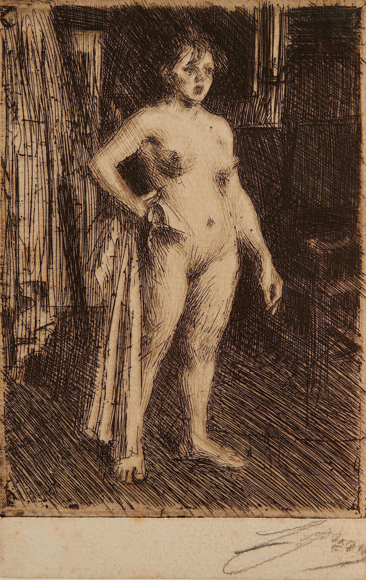 le_pho_banner 2 Anders Zorn "Venus de la Vilette" Etching 1893