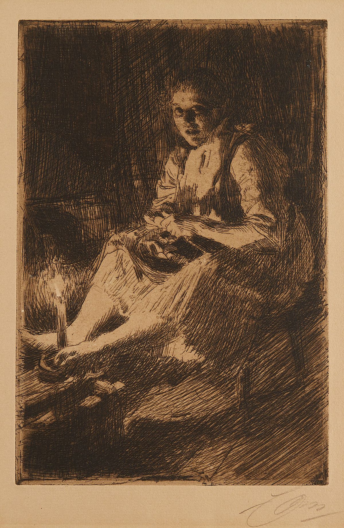 le_pho_banner 2 Anders Zorn "Ida" Etching 1905