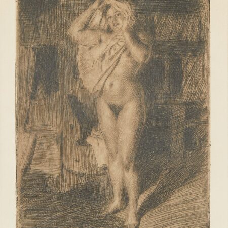 Anders Zorn "Berserk" Etching 1914