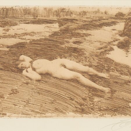 Anders Zorn "On the Sands" Etching 1916