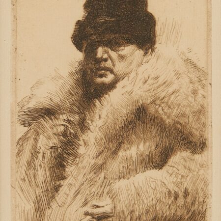 Anders Zorn "Self-Portrait" Etching 1916