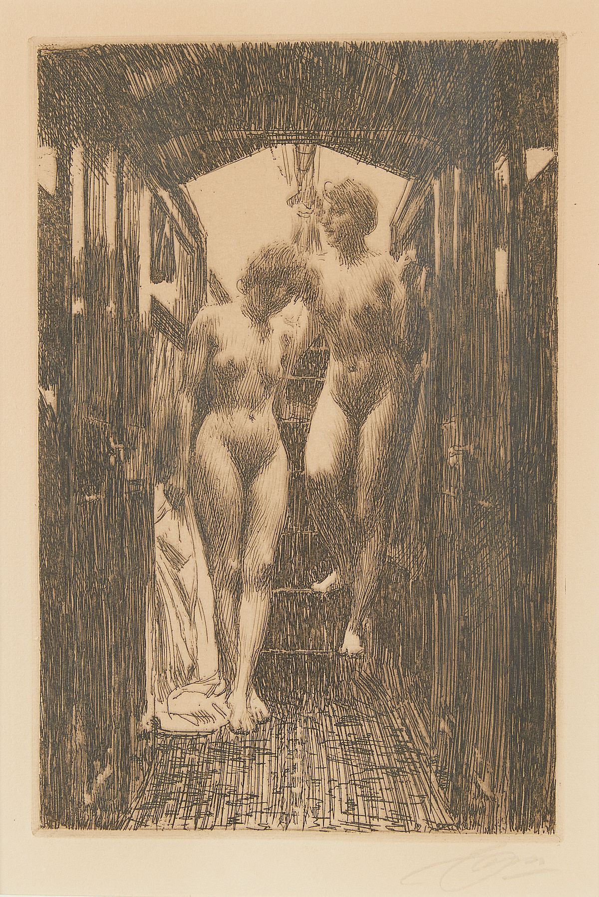 le_pho_banner 2 Anders Zorn "Cabin" Etching 1917