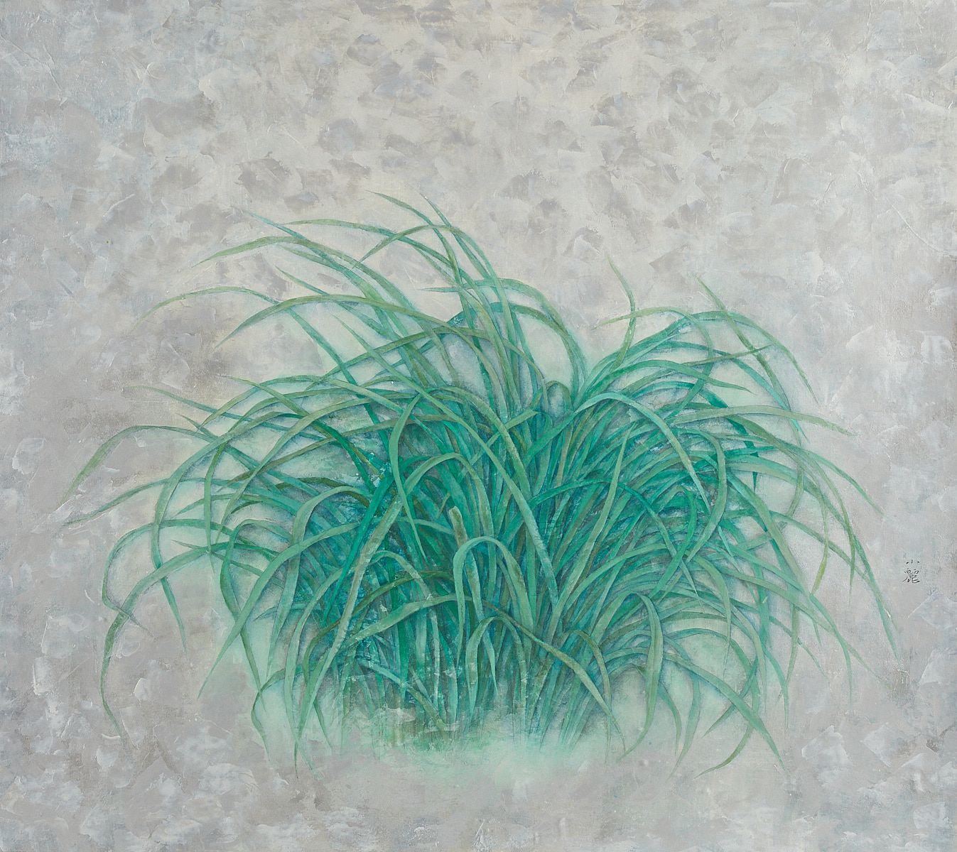 le_pho_banner 2 Cai Xiaoli "Silver Orchid" Ink Painting