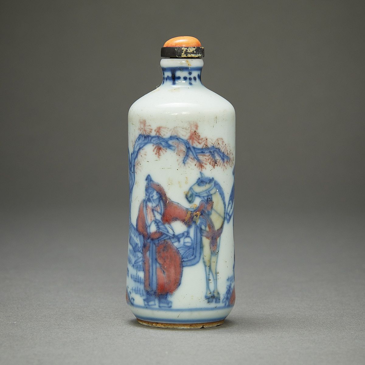 le_pho_banner 2 19th c. Chinese Porcelain Snuff Bottle