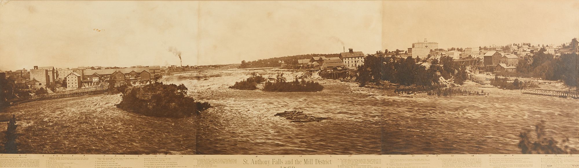 Panorama Photo St. Anthony Falls & Mill District