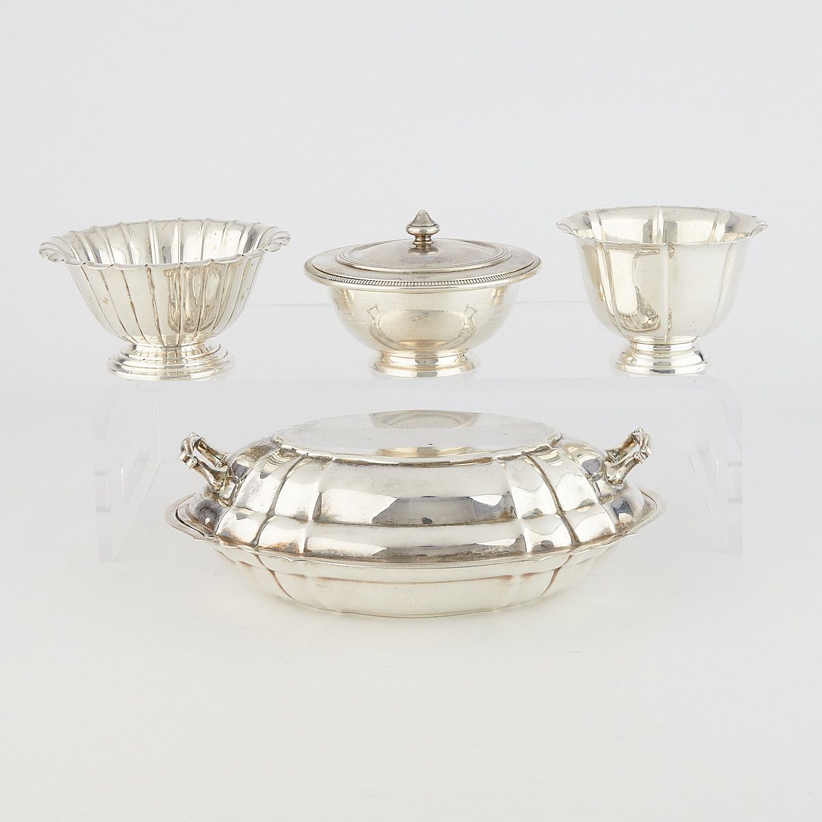 le_pho_banner 2 4 Pcs Sterling Serving Vessels 47.74 Troy oz