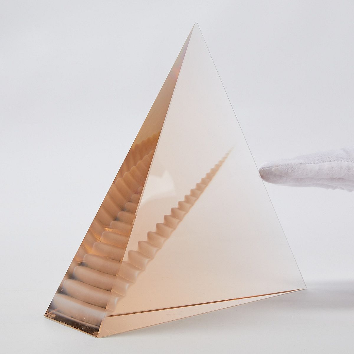 Mark Peiser "Ariel Path" Glass Sculpture 1988