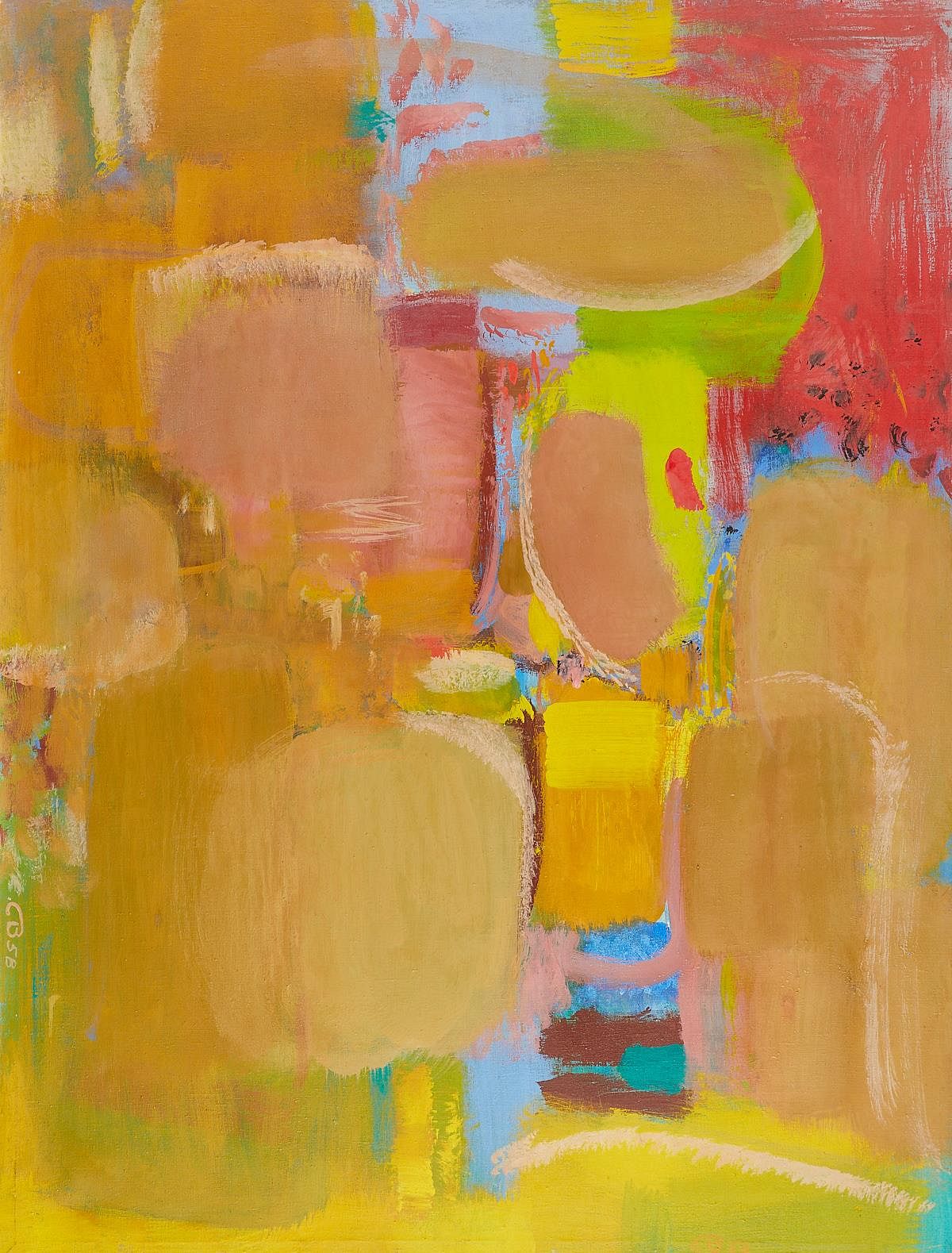 le_pho_banner 2 Cameron Booth "Vertical" Acrylic Painting 1958