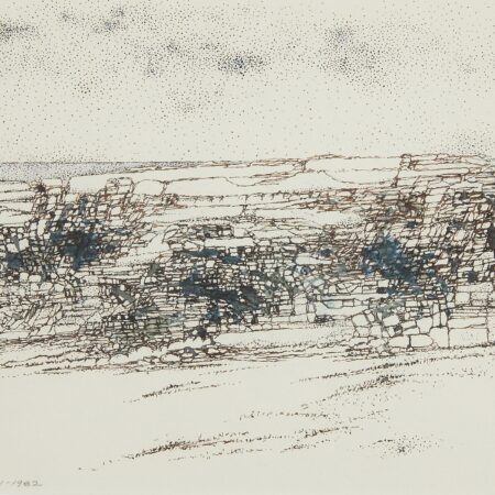 George Morrison "Mountainside" Landscape Drawing