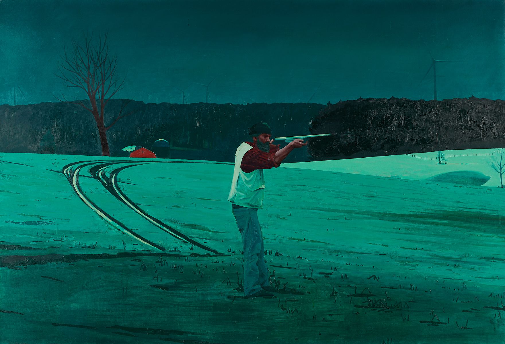 Jonathan Daly "Woodchuck" Painting 2008
