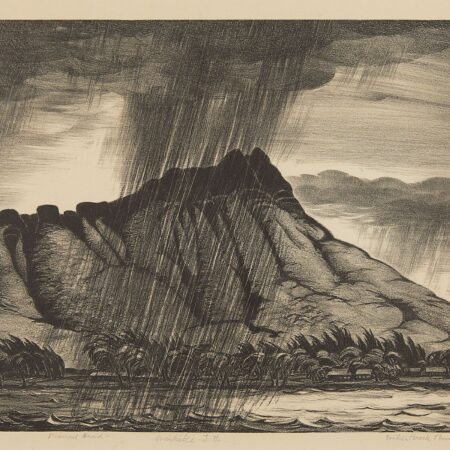 Esther Brock Bird "Diamond Head Waikiki" Print