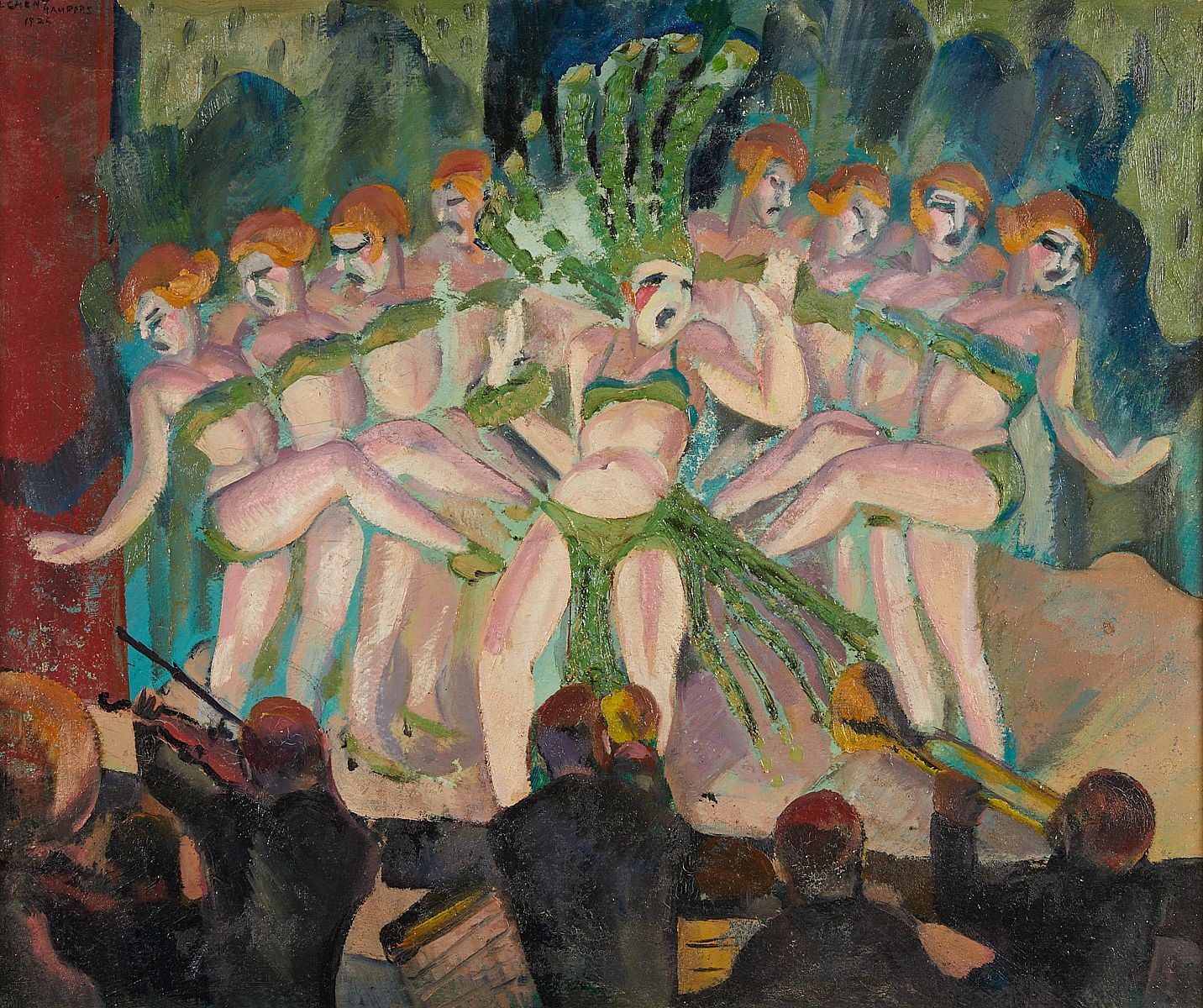 le_pho_banner 2 Clement Haupers Jazz Era Oil Painting 1926