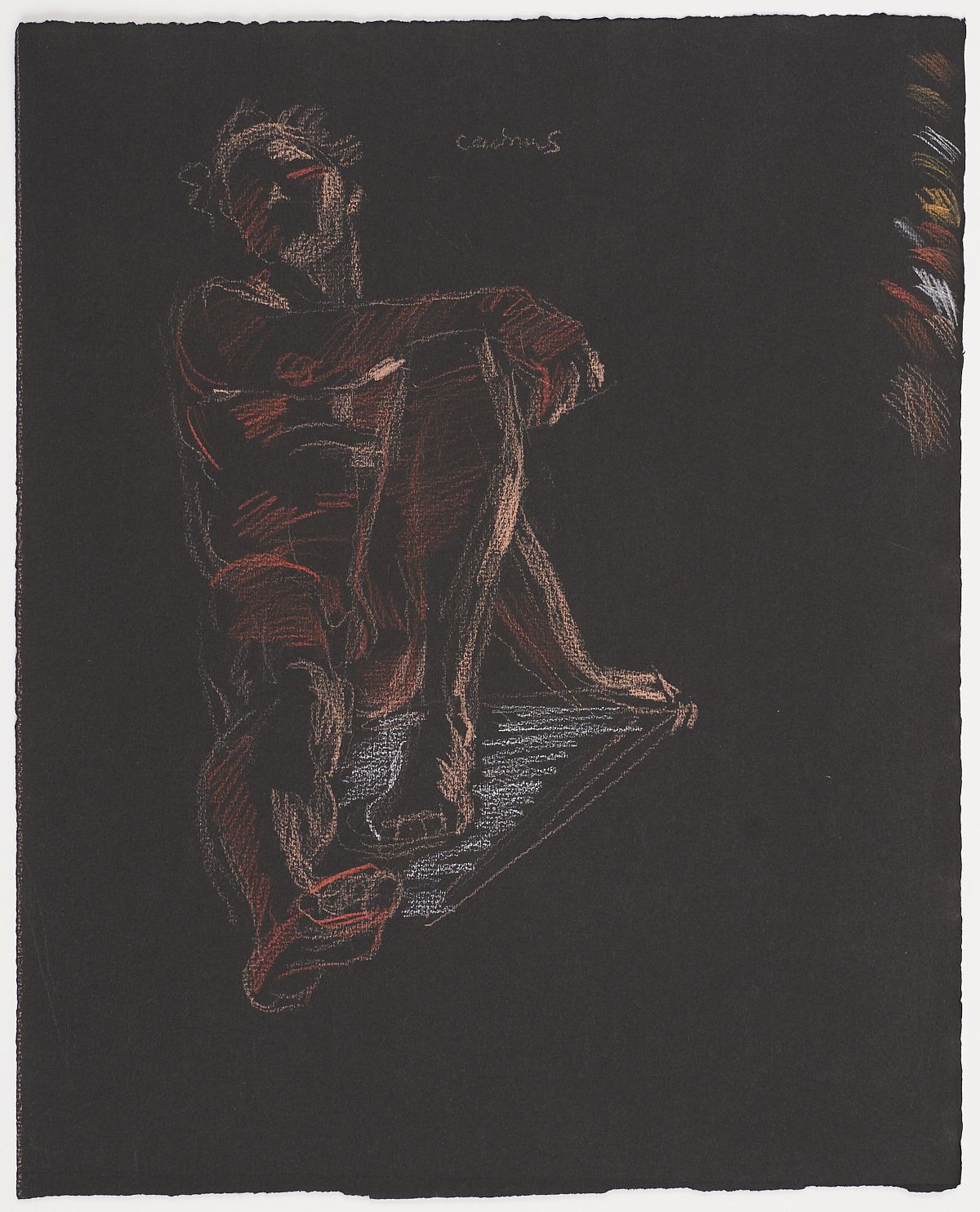 le_pho_banner 2 Paul Cadmus Male Nude Crayon on Paper
