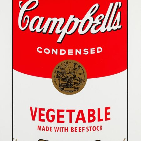 Andy Warhol Sunday B. Morning Vegetable Soup Can