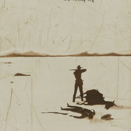 David Rathman "Montana's Killing Me" Etching 2002